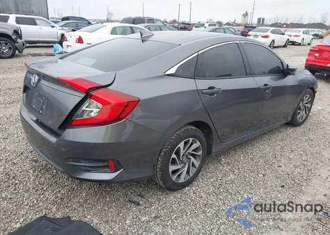 2018 Honda Civic Ex from USA, damaged, VIN 2HGFC2F78JH512136